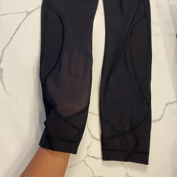 LULULEMON *Rare* Black Mesh Leggings - Picture 4 of 6